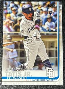 lot 155A image: Fernando Tatis Jr. RC 2019 Topps Update #US56 Rookie Baseball Card