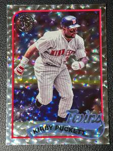 lot 167A image: Kirby Puckett Silver Foil SP 2024 Topps #89B2-26 Minnesota Twins Baseball Card