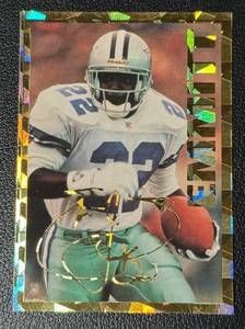 lot 172A image: Emmitt Smith 1993-94 Sports Stars USA Football Card