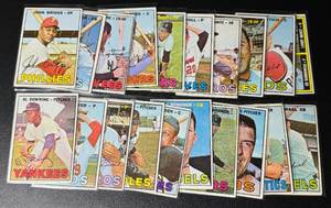 lot 194A image: 1967 Topps 20 Card Vintage Baseball Lot