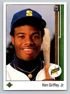 lot 2D image: Ken Griffey Jr. RC 1989 Upper Deck #1 Iconic Rookie Baseball Card