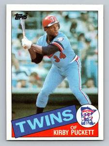 lot 20D image: Kirby Puckett 1985 Topps #536 Rookie Vintage Minnesota Twins Baseball Card