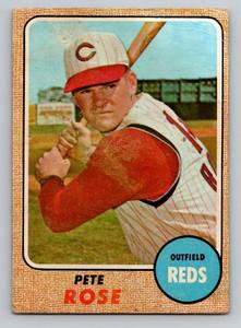 lot 16D image: Pete Rose 1968 Topps #230 Vintage Baseball Card