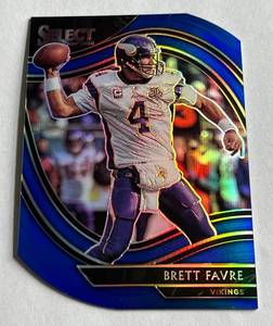 lot 23D image: Brett Favre 2020 Select Field Level Prizm #310 Minnesota Vikings Football Card