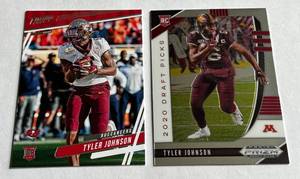 lot 26D image: Tyler Johnson RC 2 Card Lot - University of Minnesota Football