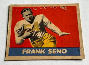 lot 28D image: 1949 Leaf Football Frank Seno #127 Vintage Card