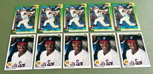 lot 72C image: Sammy Sosa 10 Card RC Lot 1990 Topps and Upper Deck - Rookie Baseball Cards
