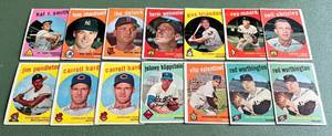 lot 79C image: 1959 Topps 14 Card Vintage Baseball Lot