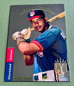 lot 85 image: Manny Ramirez RC SP 1993 Upper Deck Premier Prospects #285 Rookie Baseball Card