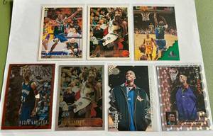 lot 108 image: Kevin Garnett 7 Card Lor w RC, Finest, Foil, Die Cut Minnesota Timberwolves Basketball Cards