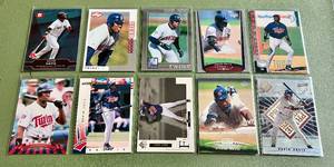 lot 110 image: David Ortiz 10 Card Lot w RCs - Minnesota Twins Rookie Baseball Cards