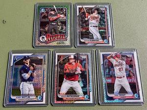 lot 199A image: 5 Card 2024 Topps Mojo Lot - Trout, Witt Jr., Rutschman, Kjerstad - Baseball Cards