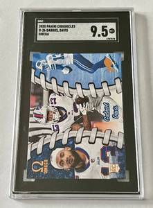 lot 195B image: Gabriel Davis RC SGC 9.5 MT 2020 Chronicles G-26 Omega Rookie Football Card