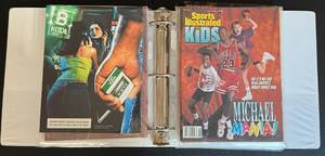 lot 11 image: Michael Jordan Binder Full of Publications and Magazines - Basketball