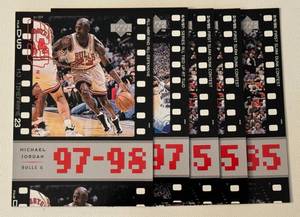lot 30 image: Michael Jordan MJ Timeframe Upper Deck Oversized Basketball Set