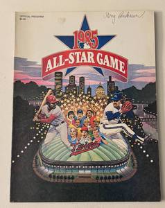 lot 50 image: 1985 MLB All-Star Game Program - Minnesota Twins Baseball