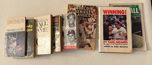 lot 48 image: 8 Vintage Baseball History Books