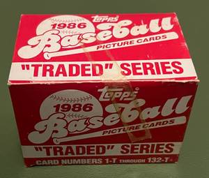 lot 7 image: 1986 Topps Update Baseball Set - SEALED - Bo Jackson, Barry Bonds, Jose Canseco, WIll Clark Rookie Cards