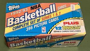 lot 13 image: 1992-93 Topps NBA Basketball Complete Factory Set with 12 ToppsGold Cards