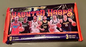 lot 92C image: 2023-24 Haunted Hoops Basketball Bundle Packs Cards - Anthony Edwards, Steph Curry, Doncic, Jokic and More