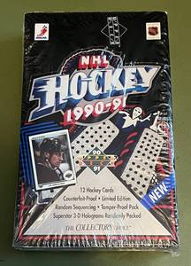 lot 56 image: 1990-91 Upper Deck Hockey 36 Pack Sealed Box - Hockey Cards