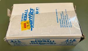 lot 62 image: 1988 Sportflics Baseball 36 Pack Card Box
