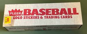 lot 58 image: 1989 Fleer Complete Sealed Factory Baseball Ser - FF Billy Ripken, Ken Griffey Jr. RC, and More