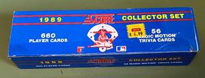 lot 86C image: 1989 Score Baseball Factory Card Set