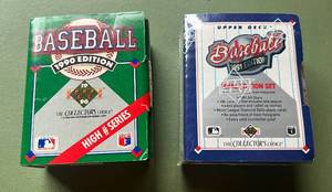 lot 199 image: 1990 Upper Deck High # Series and 1991 Upper Deck Final Edition Sets - Baseball Cards