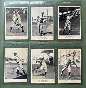 lot 182 image: 1933 Minneapolis Baseball Club Vintage Postcards (6) - RARE