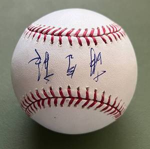 lot 35E image: Hu Chin-Lung Signed Rawlings OMLB Selig Baseball with COA