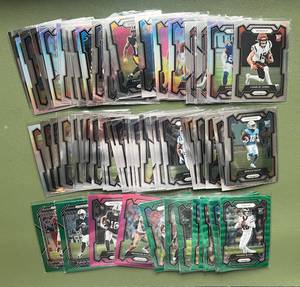 lot 79 image: 2023 Prizm 14 Card Inserts, Stars, and Rare Football Cards