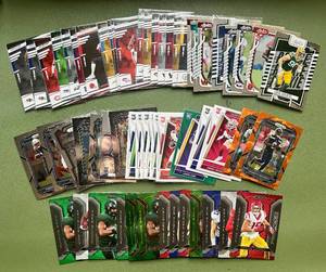 lot 151 image: 2022 Football 56 Card Lot - Pro Picks, Absolute, Prestige, Prizm - Rookies and Stars