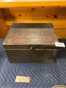 Antique sugar box.