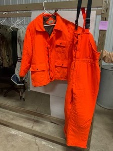 Jacket & Pants - Red Head L - Blaze orange