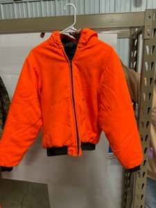 Blaze Orange Jacket, Gunflints - size youth XL reg, 18-20