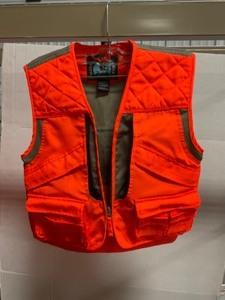 Hunting Vest Blaze Orange and green, Master sportsman, Size L