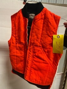 Hunting Vest Blaze Orange, Saftbak, Size L