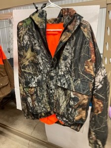 Jacket - Camo  Blaze Orange Reversible