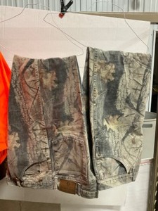 2 - Camo Pants size 34 x 34 Wrangler