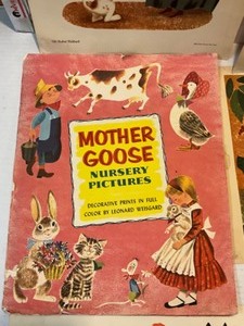 Vintage Mother Goose Nursery Prints