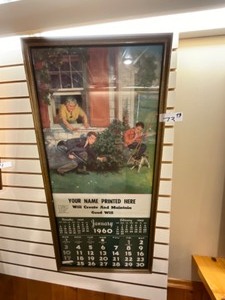  A day for lessons  1960 January calendar