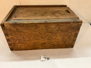 Antique Swedish slide box.