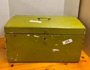 Antique document trunk.