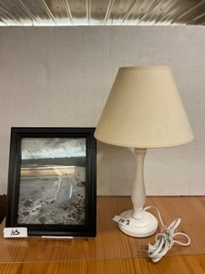 Lamp  B&W Picture of Ocean