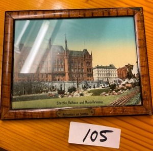 Stettin Rathaus und Manzelbrunnen German Picture