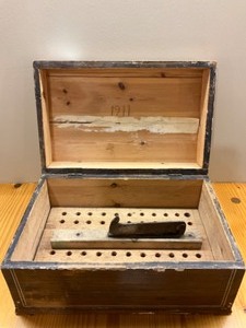 Antiques Swedish sugar box, Dated 1911