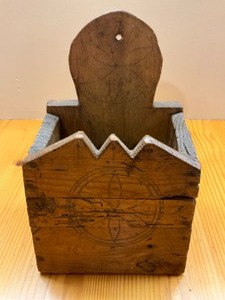 Antique Swedish salt box.