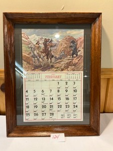  A thrilling adventure  1951 February calendar.