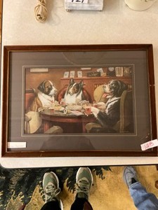 Dogs Playing Poker - Post Mortem Coolidge